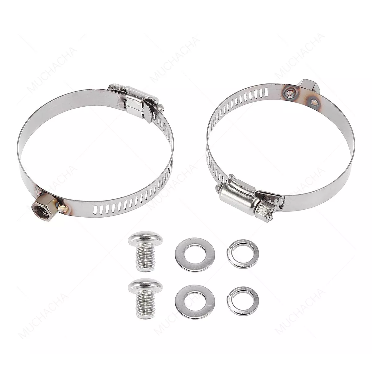 Cubierta Tapa Tubo Escape Universal De Anti-escaldado Plateado