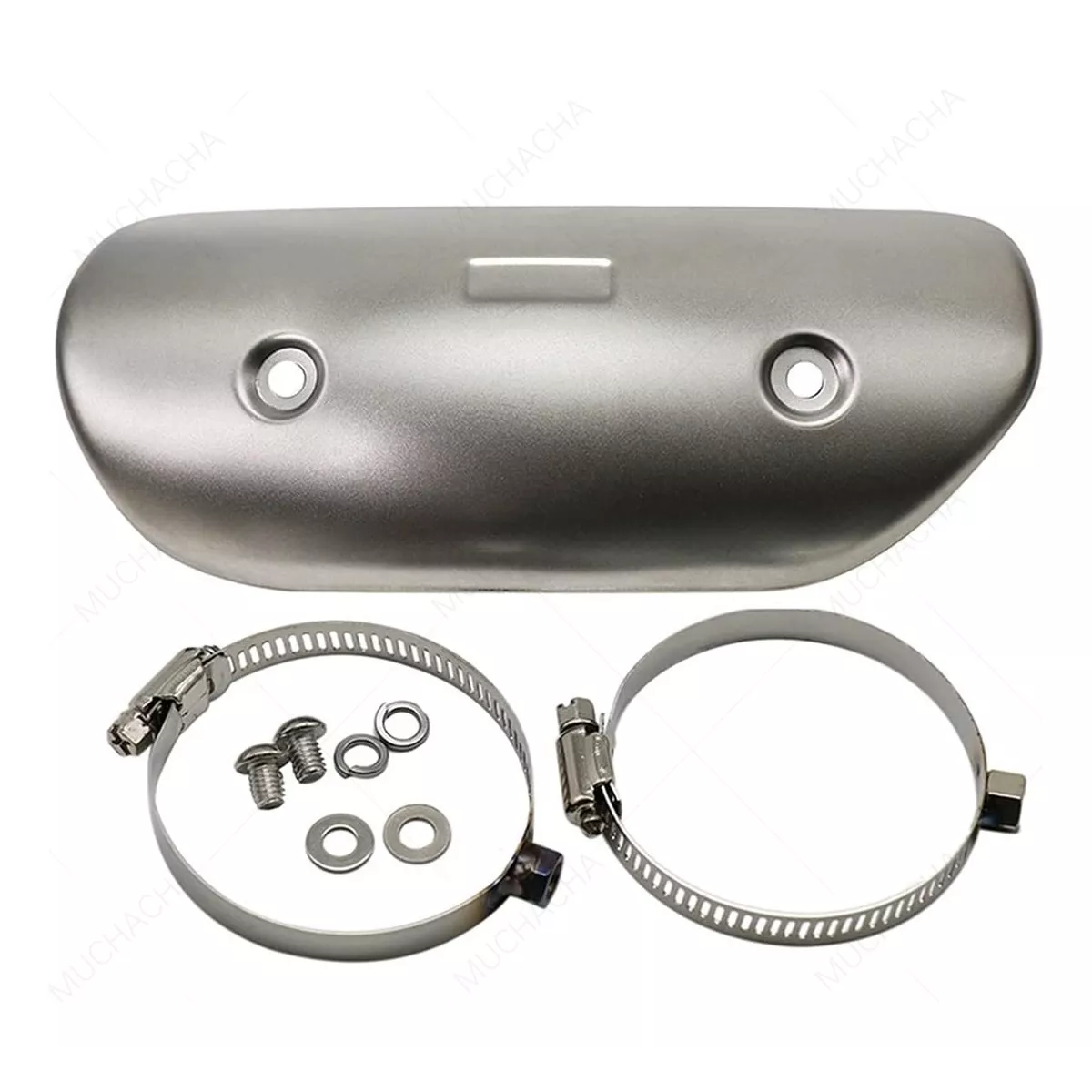 Cubierta Tapa Tubo Escape Universal De Anti-escaldado Plateado