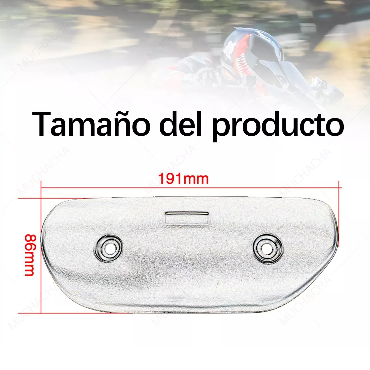 Cubierta Tapa Tubo Escape Universal De Anti-escaldado Plateado