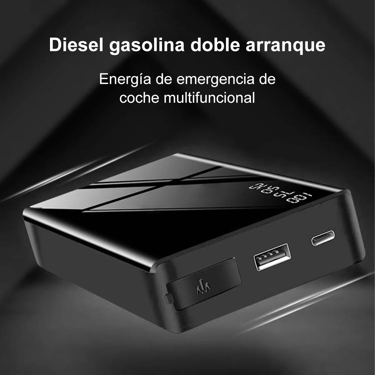 Arrancador De Auto Portátil Cargador Baterias De Emergencia