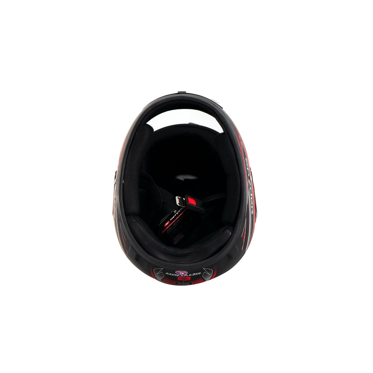Casco Para Moto Cerrado Fast Xl Negro Rojo