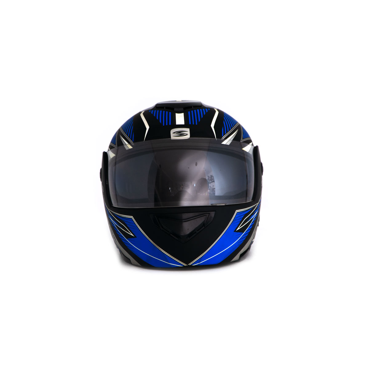 Casco Para Moto Abatible Intrepid L Azul Negro