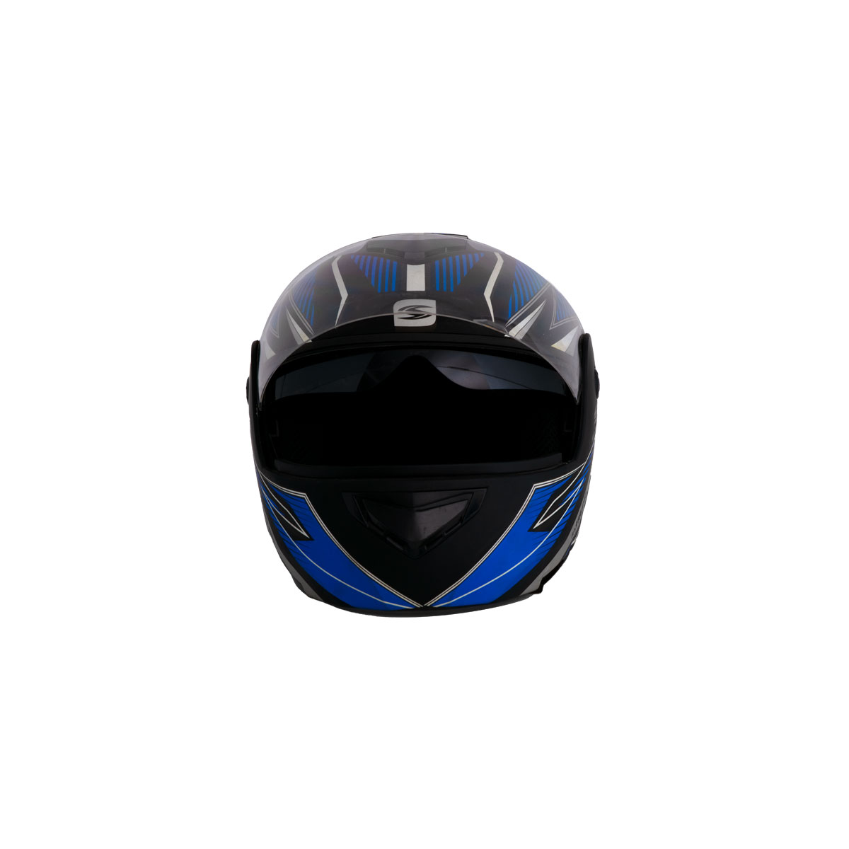 Casco Para Moto Abatible Intrepid L Azul Negro