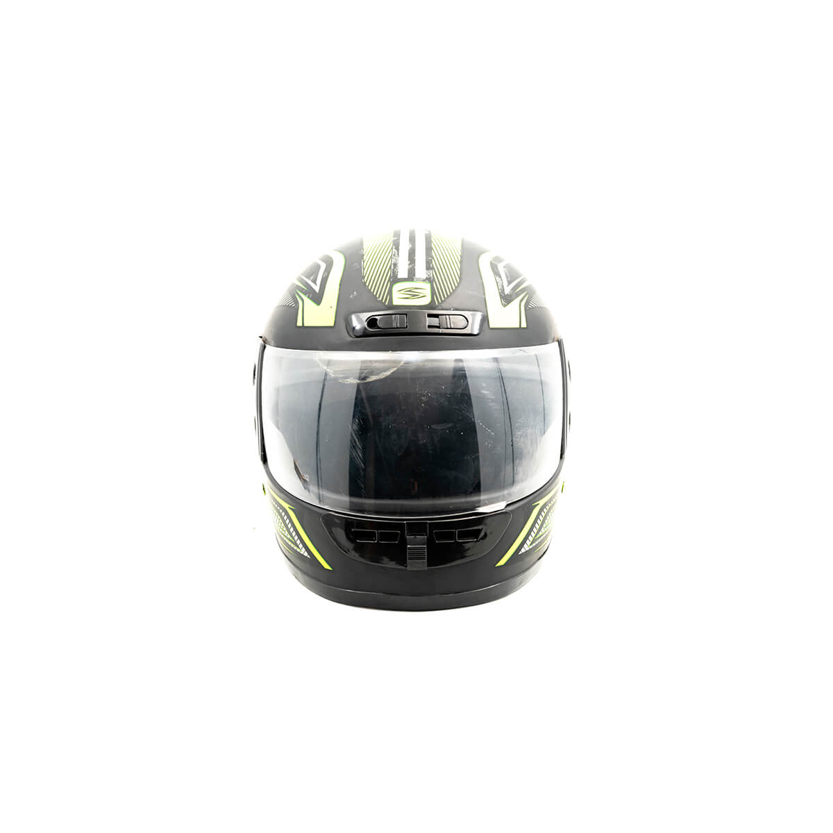 Casco Para Moto Cerrado XL Amarillo Negro