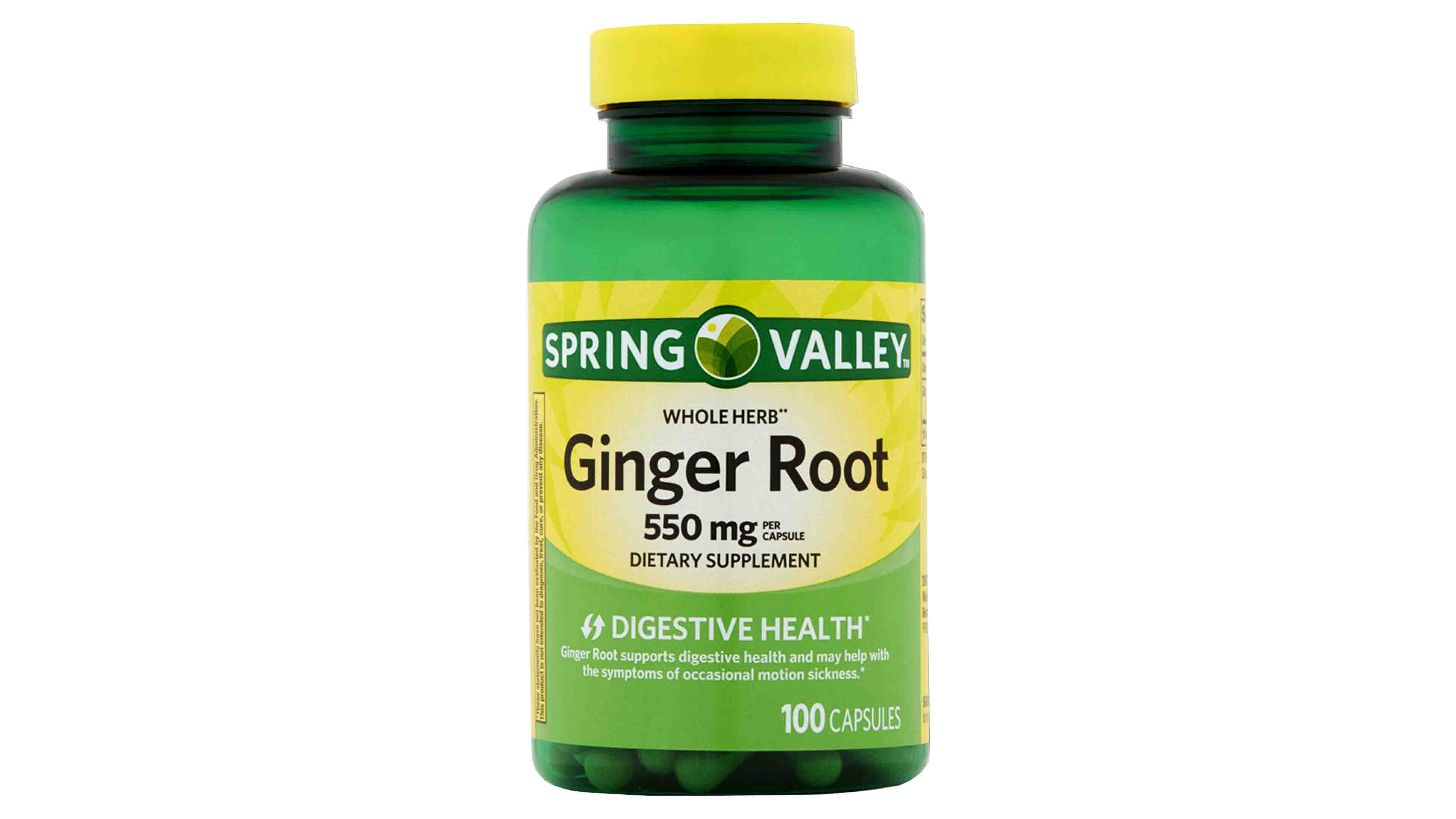 Raiz de Jengibre 550mg Spring Valley 100 capsulas Ginger Root 