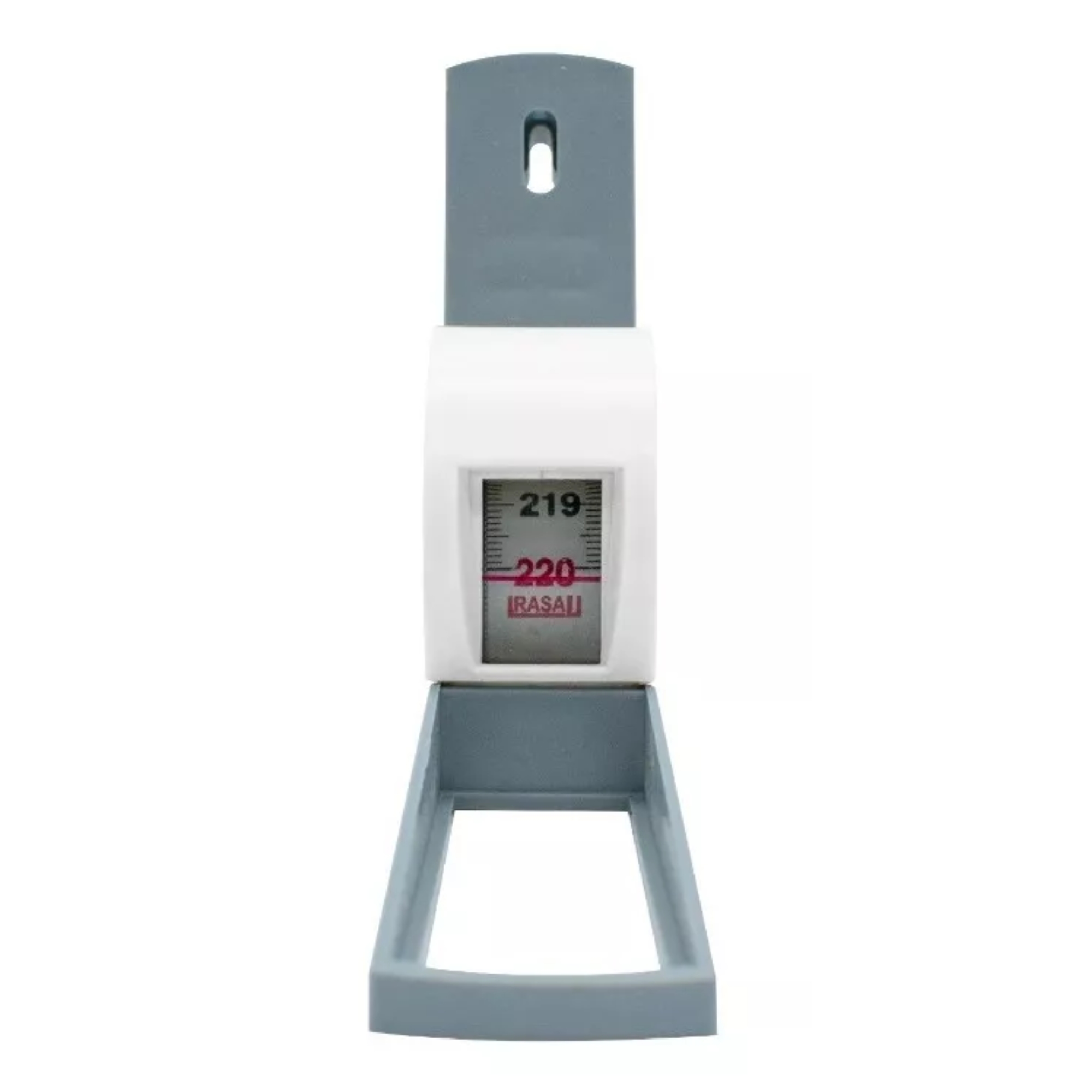 Estadímetro Tallímetro 2 Metros Con Fijación A Pared Color Gris