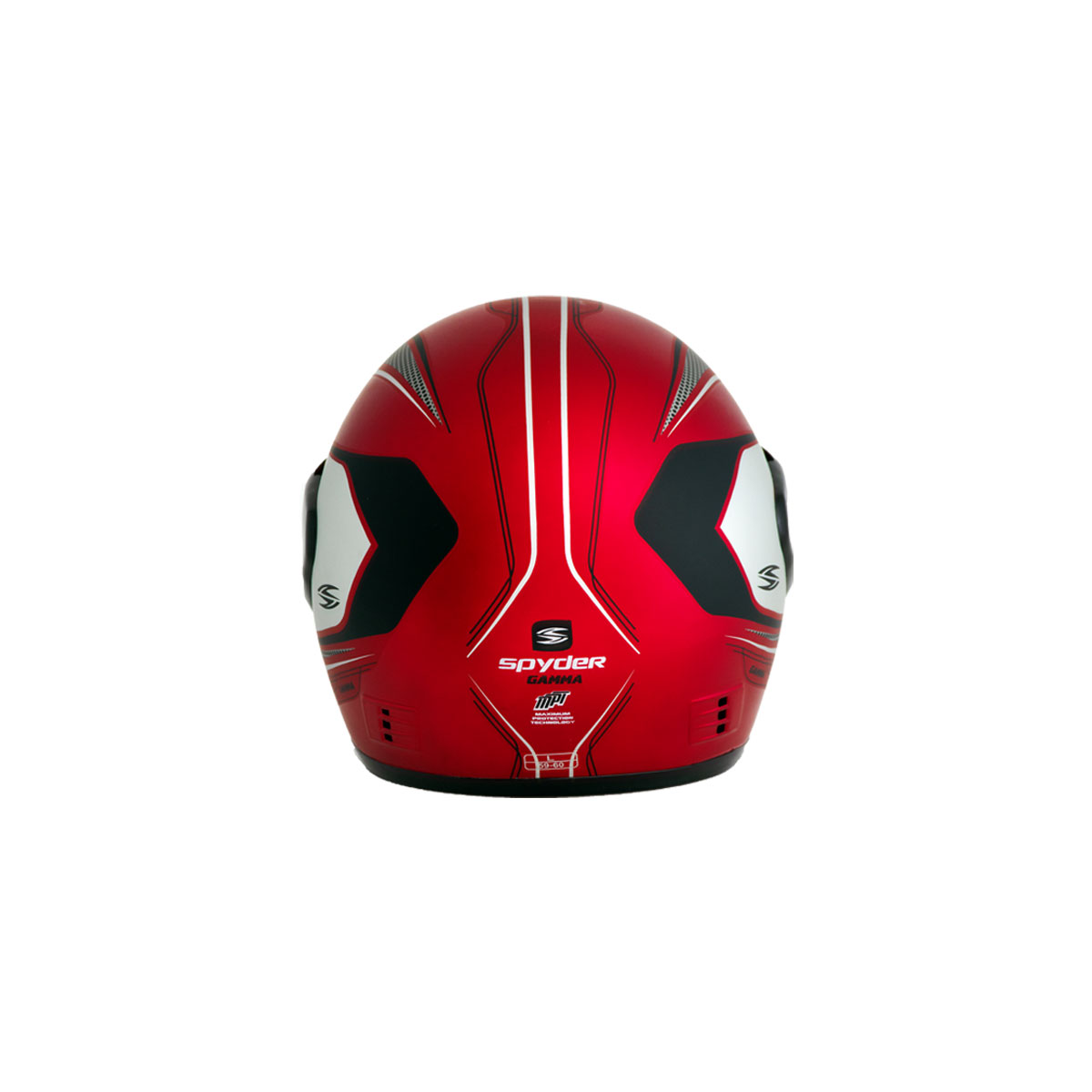 Casco Para Moto Cerrado Gama L Rojo