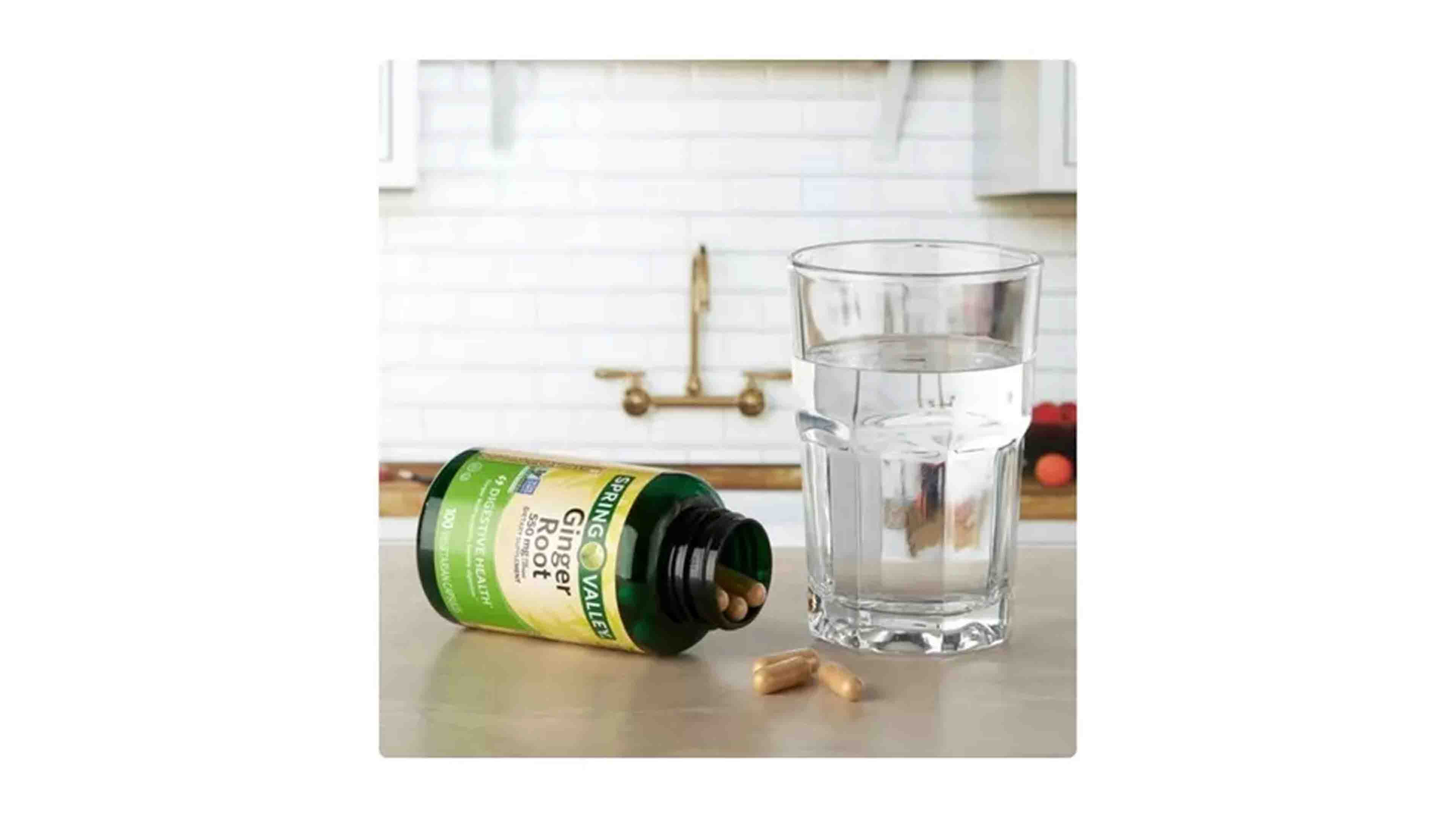 Raiz de Jengibre 550mg Spring Valley 100 capsulas Ginger Root 