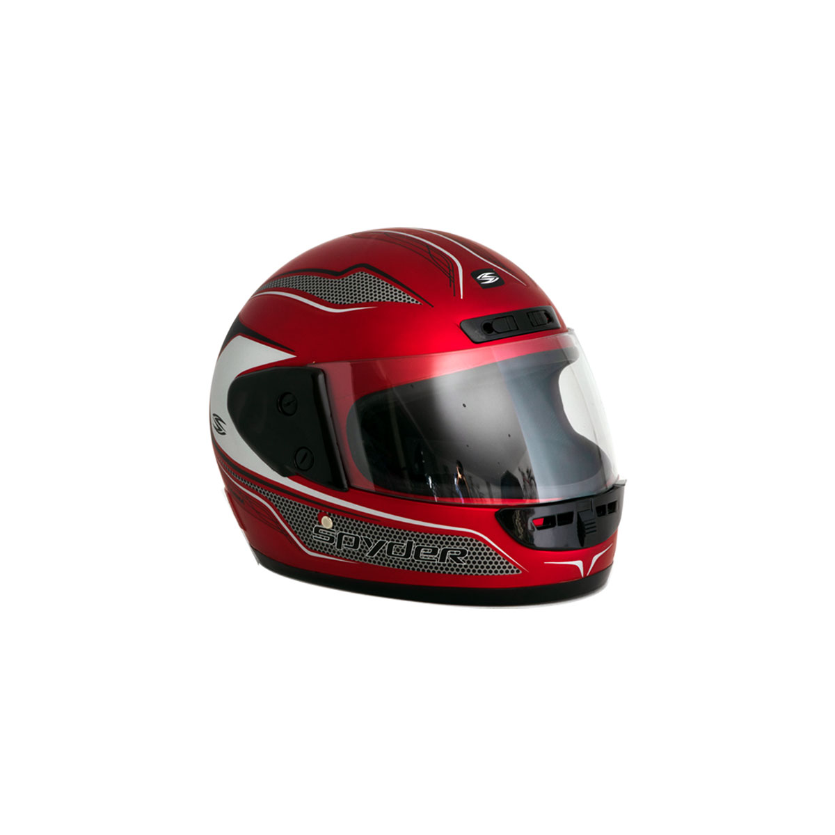 Casco Para Moto Cerrado Gama L Rojo