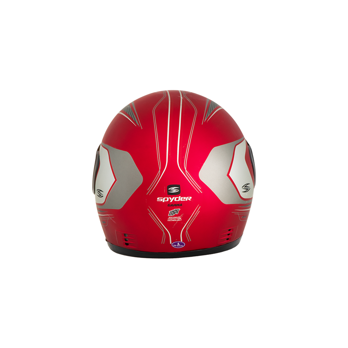 Casco Para Moto Cerrado Gama XL Rojo