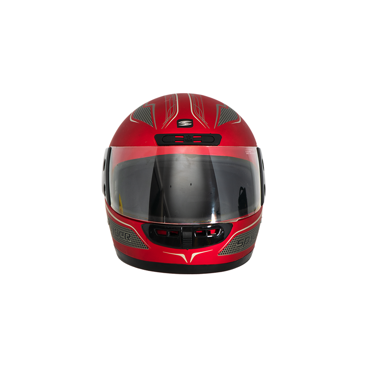 Casco Para Moto Cerrado Gama XL Rojo