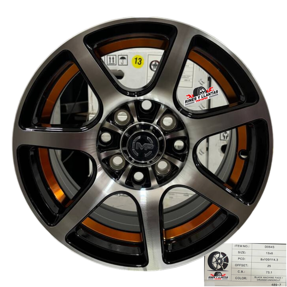 Rines 13 Deportivos 4/100/114 Chevy Tsuru Golf Jetta Matiz