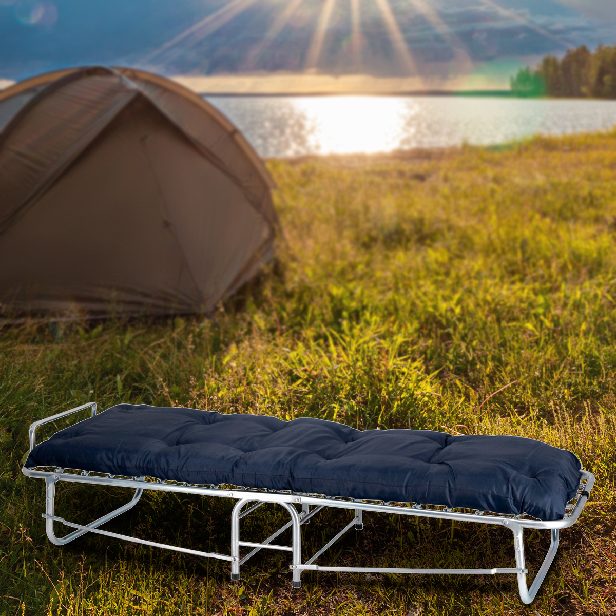 Catre Plegable Para Dormir Portátil Colchoneta De Camping.