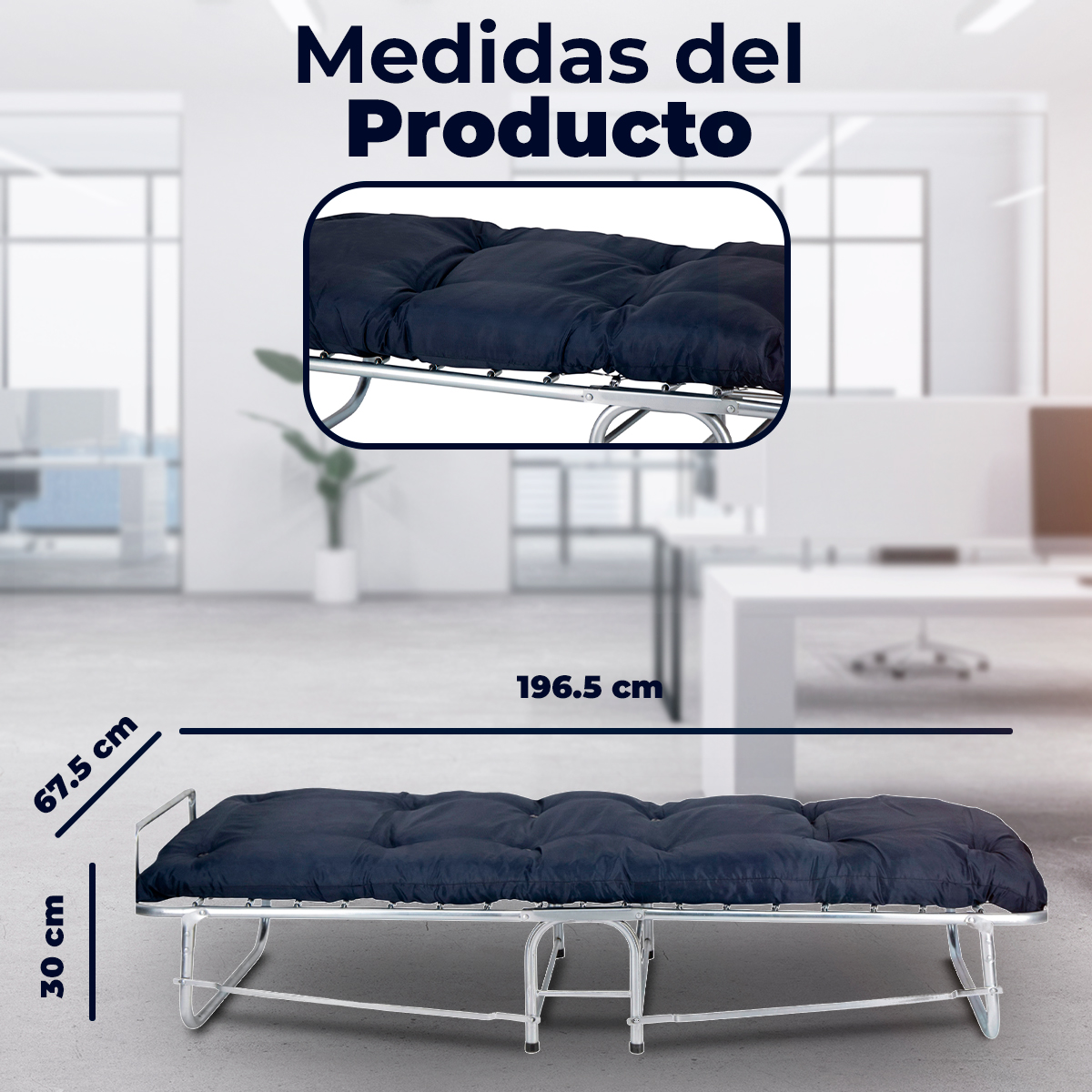 Catre Plegable Para Dormir Portátil Colchoneta De Camping.