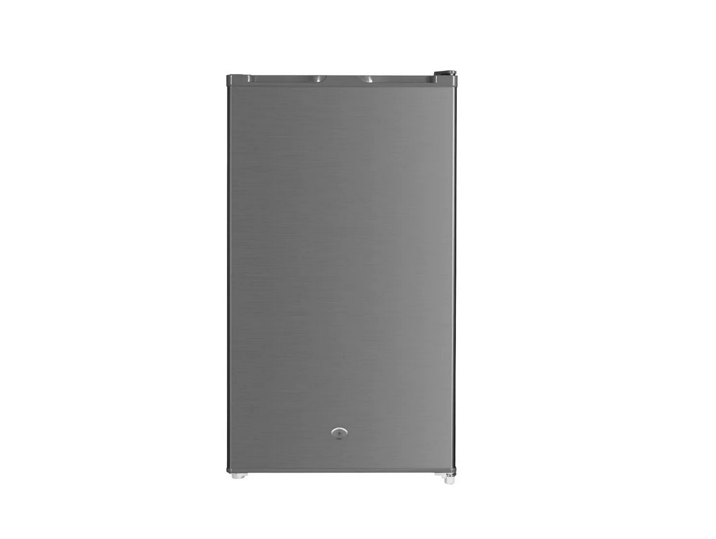 Frigobar Gris 3.2 Pies Con Cerradura Kool Factory