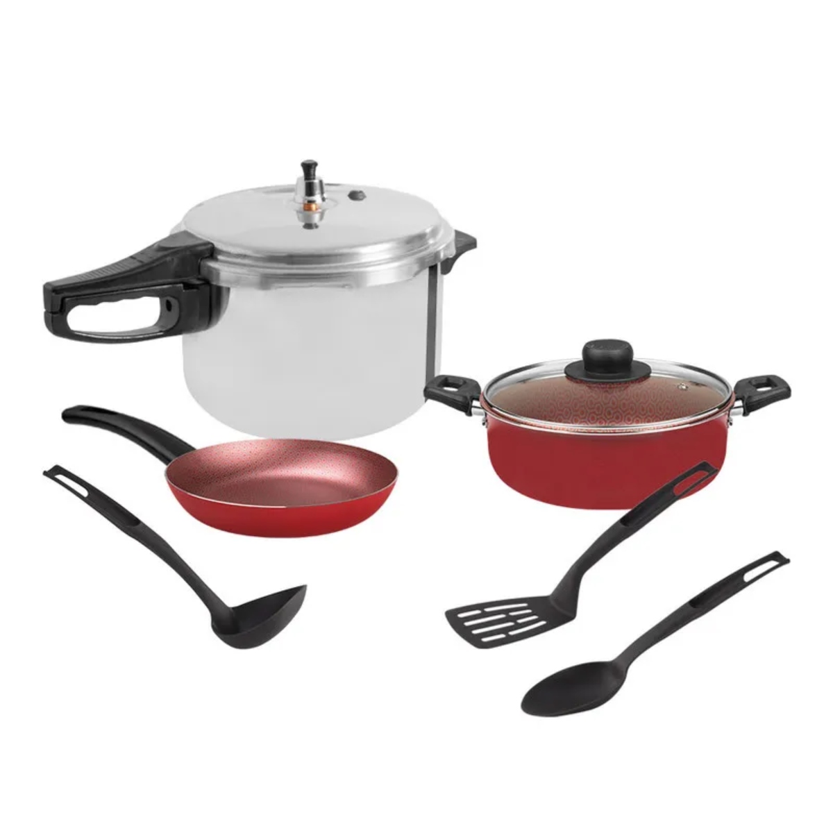 Combo Ekco Express Classic 7 Pzas Olla Presión + Cacerola + Sartén ...