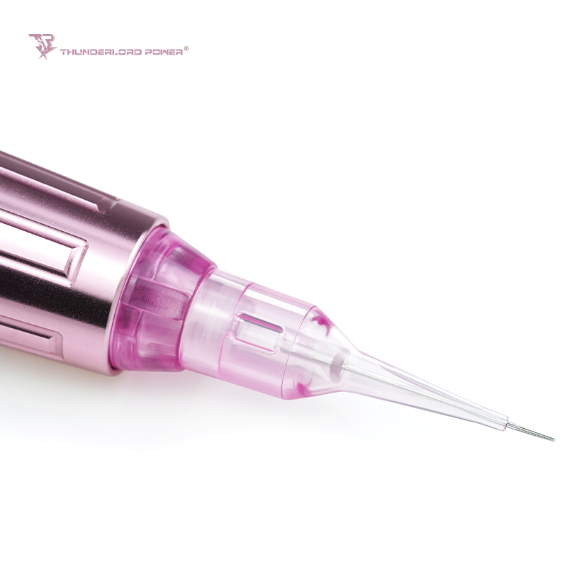 Cartuchos universales THUNDERLORD PINKY para pen rotativa 1005 Flat .30mm ideales para relleno de labios, relleno de estrías, efectos y sombreados