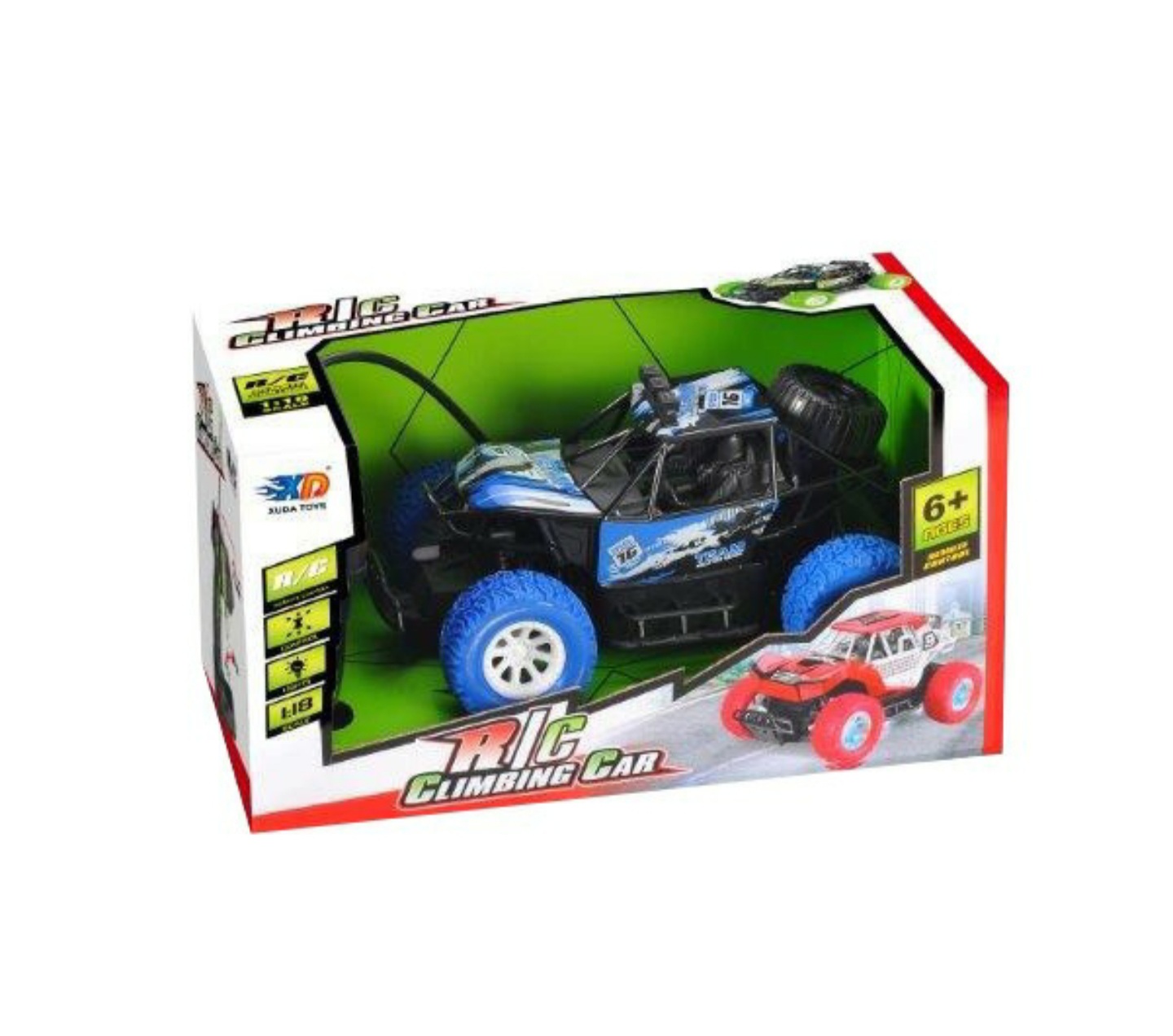 Carro Radio Control Azul Climbing Car Speed Velocidad Diversión.