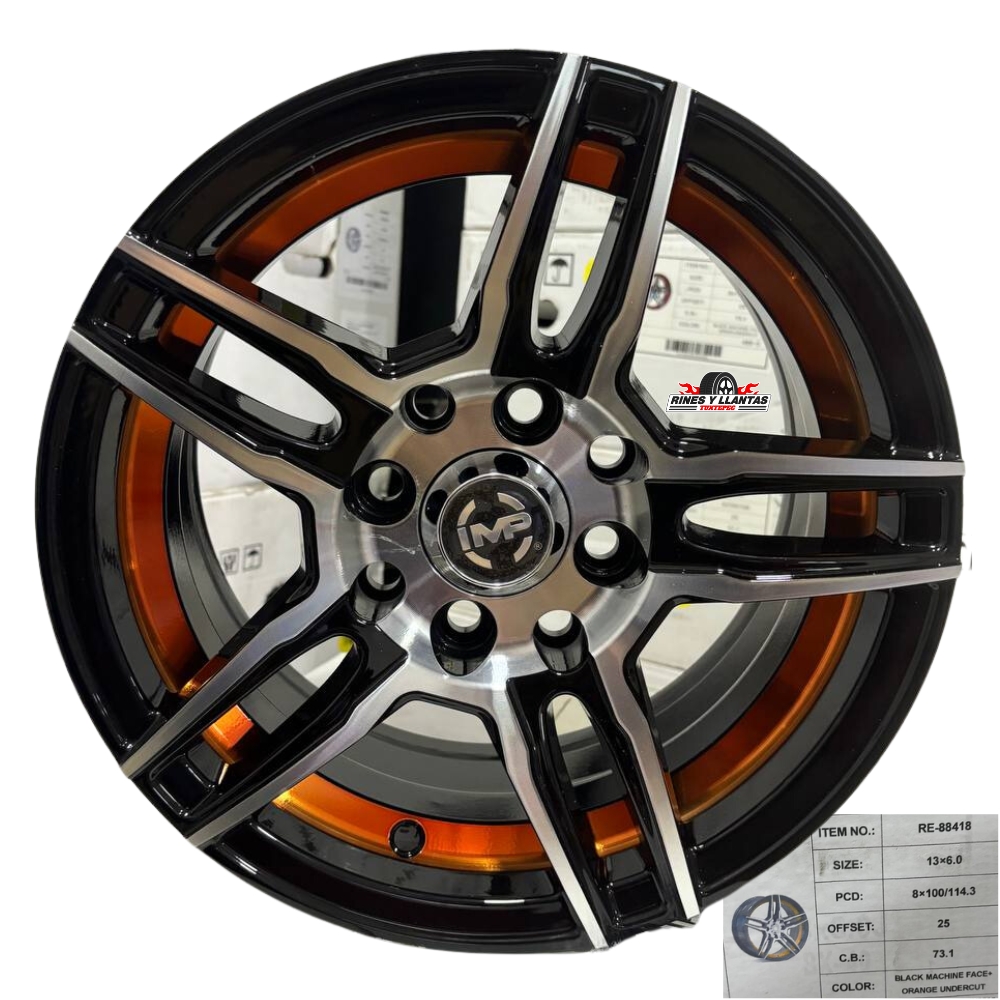 Rines 13 Deportivos 4/100/114 Chevy Tsuru Golf Jetta Matiz