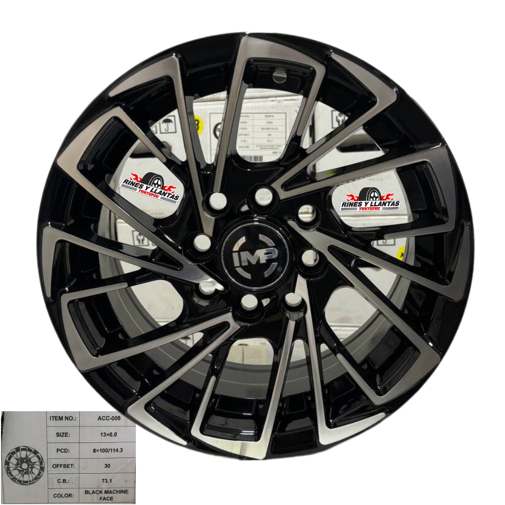 Rines 13 Deportivos 4/100/114 Chevy Tsuru Golf Jetta Matiz