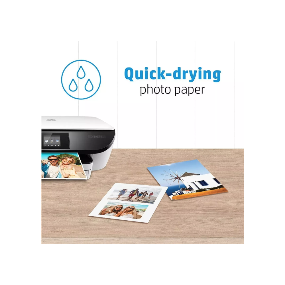 Papel Fotografico Hp 50 Hojas Tamaño Carta 200gr