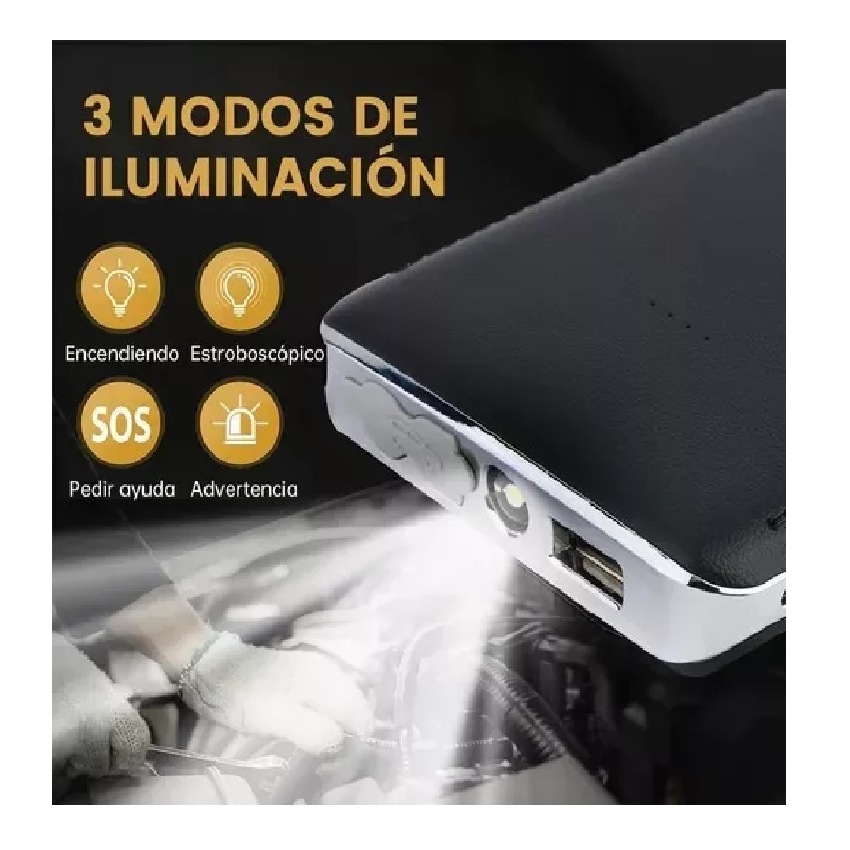 Arrancador Coche Baterias Emergencia Portátil Para Auto 12v