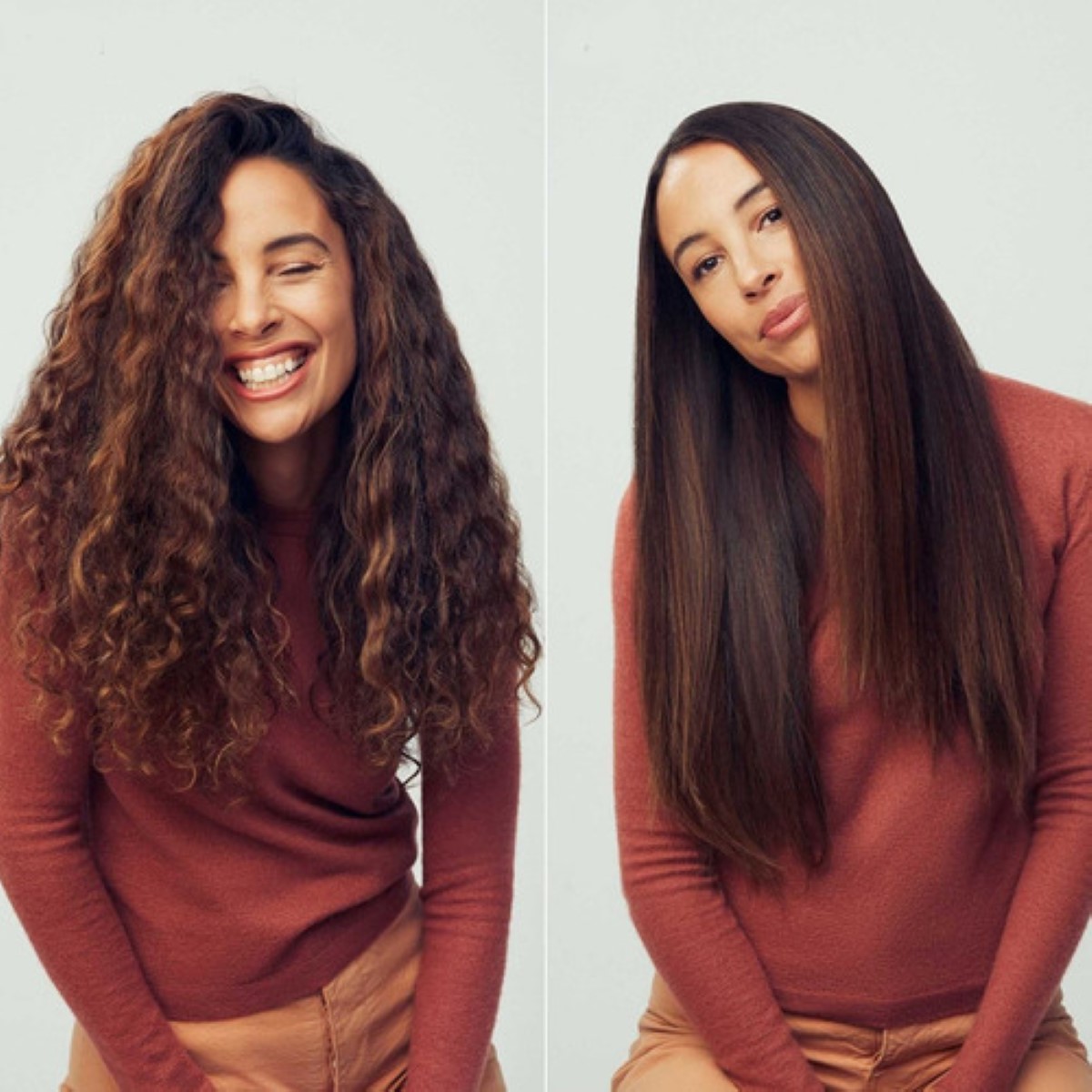 Plancha Para Cabello, Mini Plancha De Cabello De Bolsillo Azul