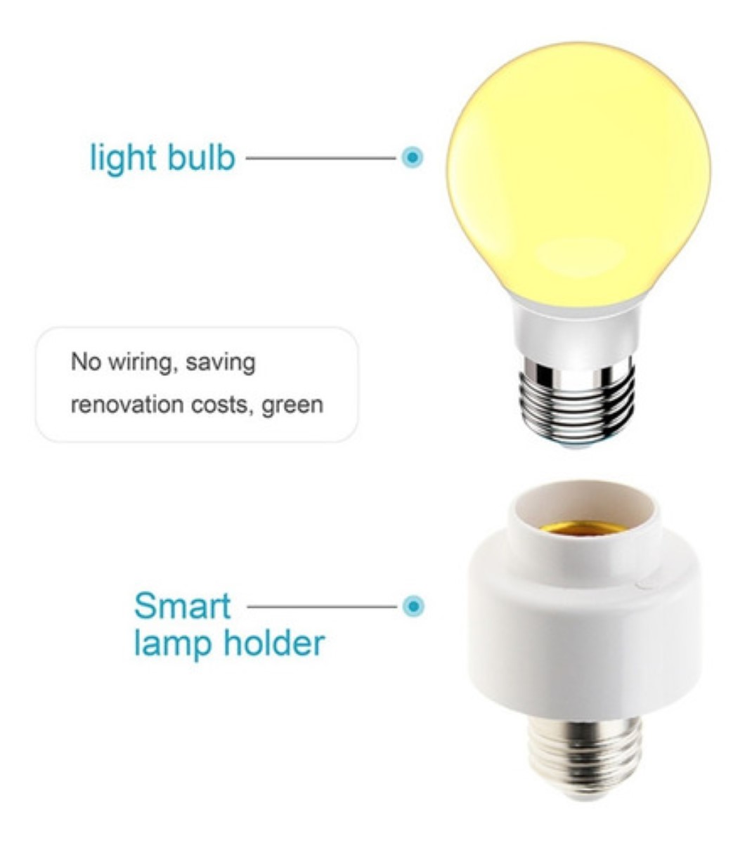 Socket Inteligente Wifi Foco Alexa Smart Blanco