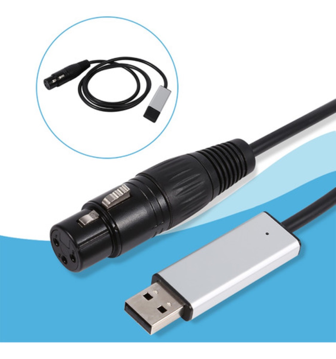 Interface, Usb Dmx 512 Equipo De Audio Interfaz Negro