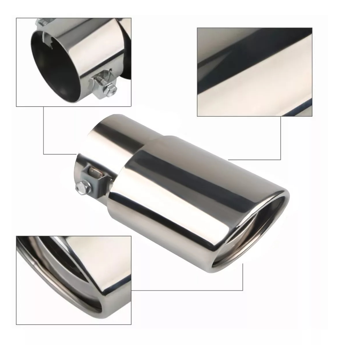 Silenciador Deportivo De Tubo De Escape Automático De Acero