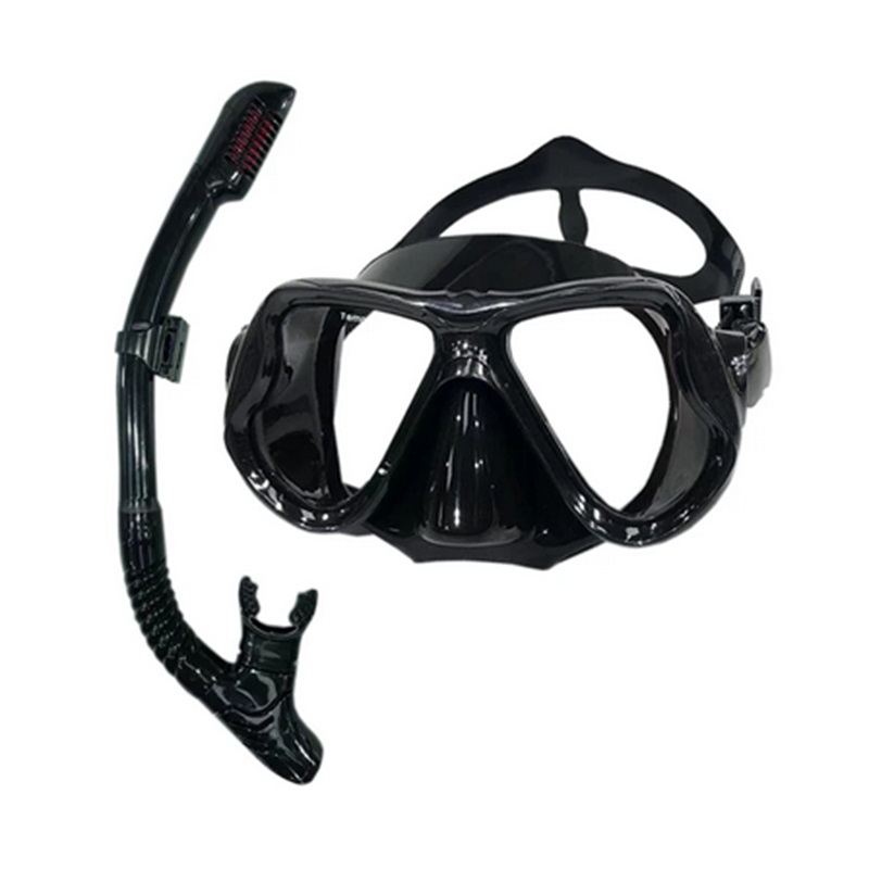 Mascara de buceo Esnorquel vidrio templado.