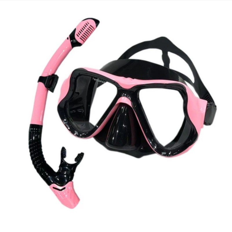 Mascara de buceo Esnorquel vidrio templado.