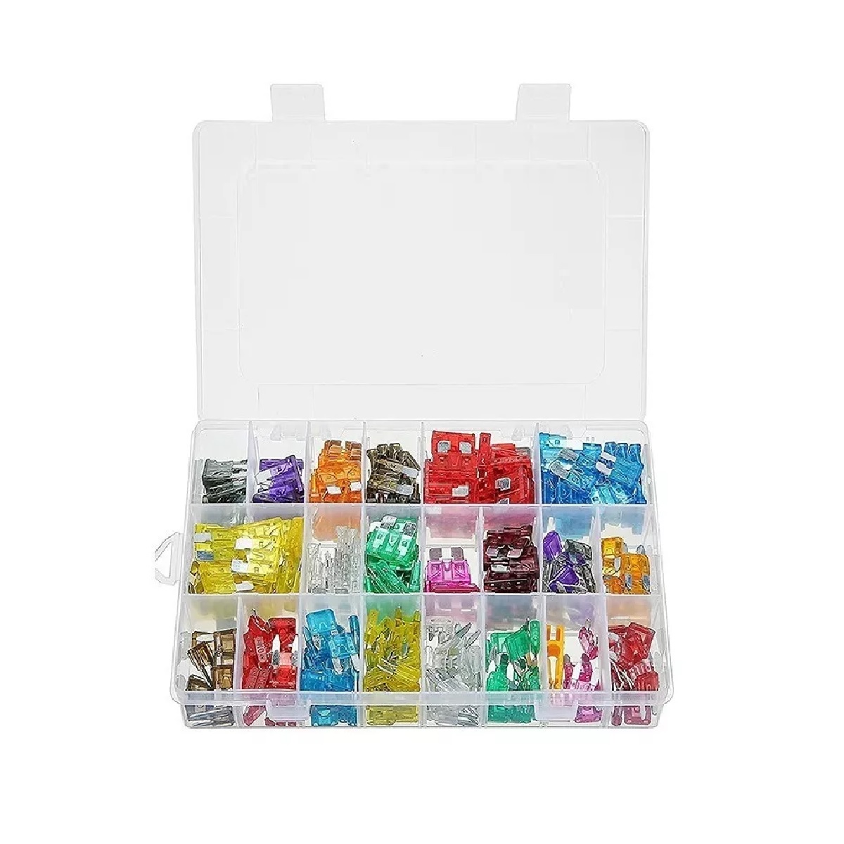 Kit 1000 Piezas Fusibles Coche Automotriz Con Caja