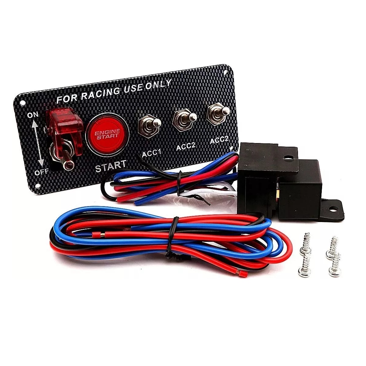Botón De Arranque Racing Switch Encendido Panel De Auto 12v