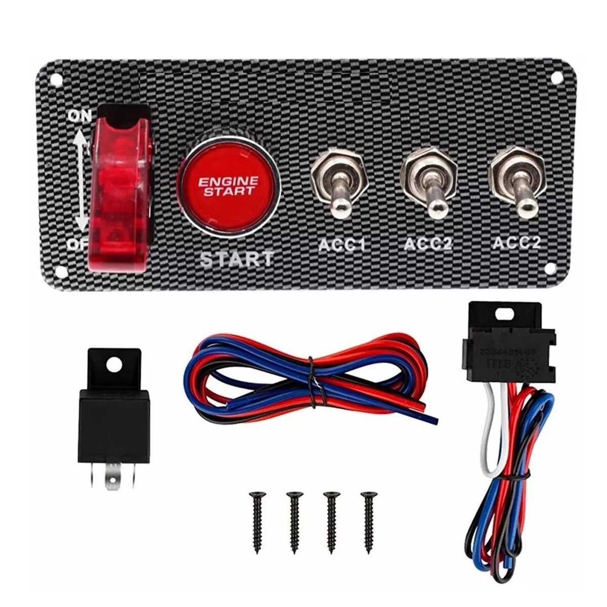 Botón De Arranque Racing Switch Encendido Panel De Auto 12v