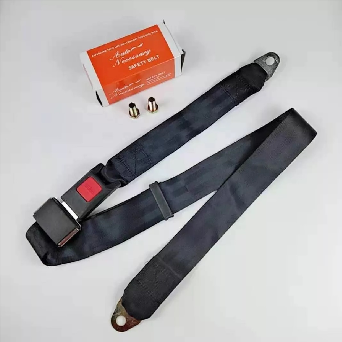 Set 3 Pcs Cinturón De Seguridad De 3 Puntos Con 6 Tornillos