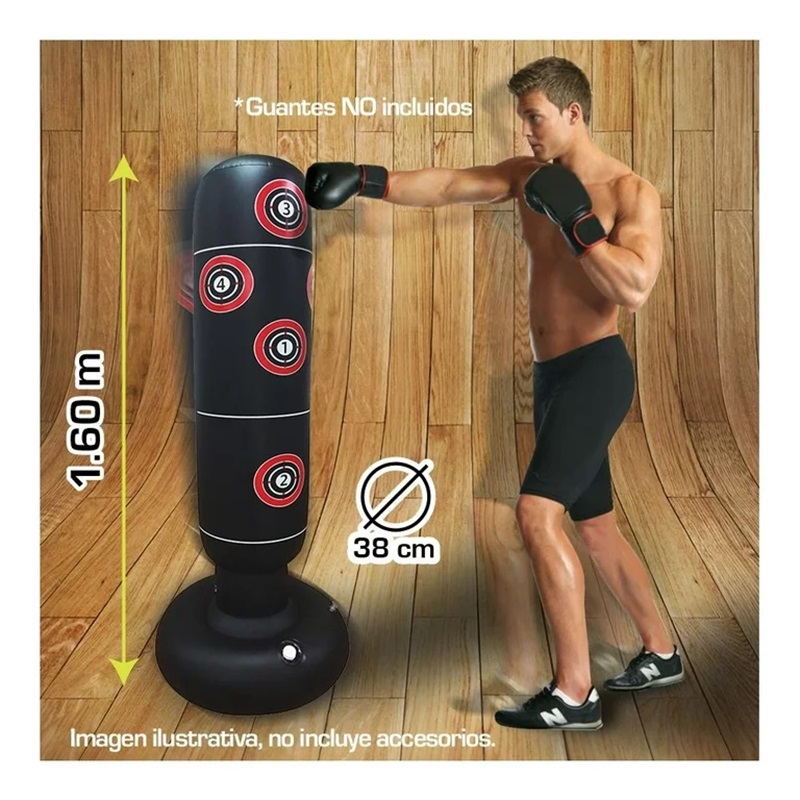 Saco costal inflable para entrenamiento