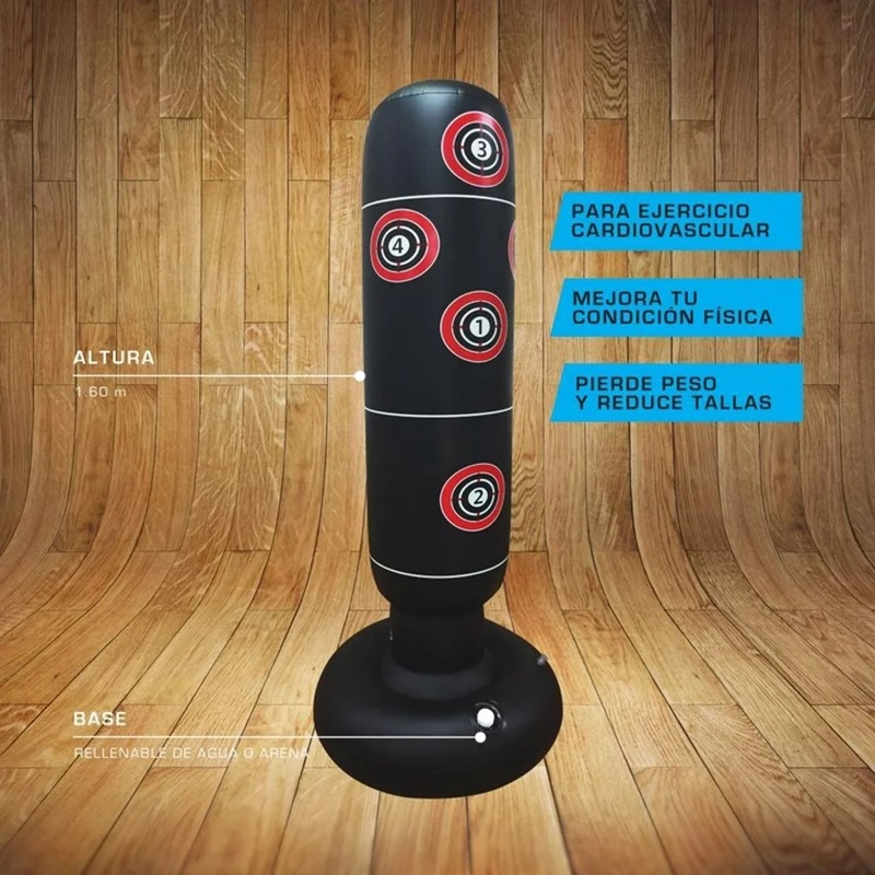 Saco costal inflable para entrenamiento