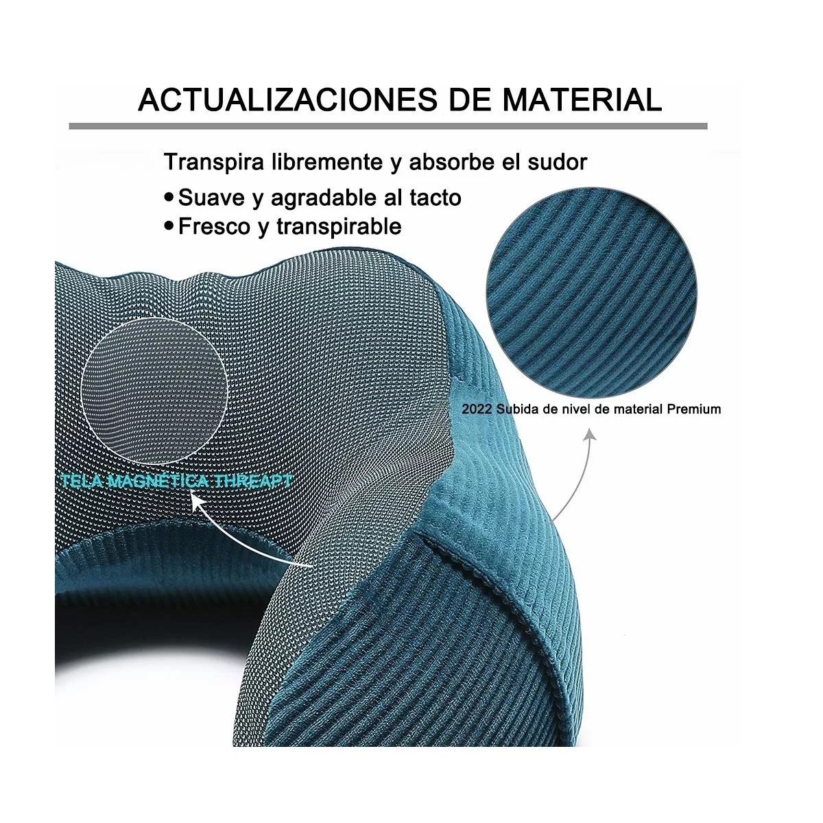 Almohada Cojín Cuello De Viaje,almohada Espuma Viscoelástica