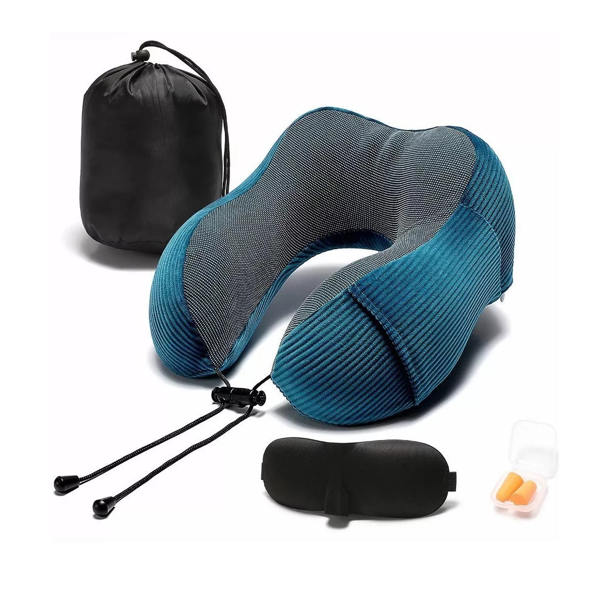 Almohada Cojín Cuello De Viaje,almohada Espuma Viscoelástica