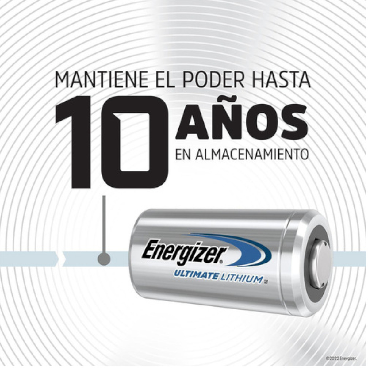 Pila Bateria Energizer de Litio CR2 3V 1 Pieza.