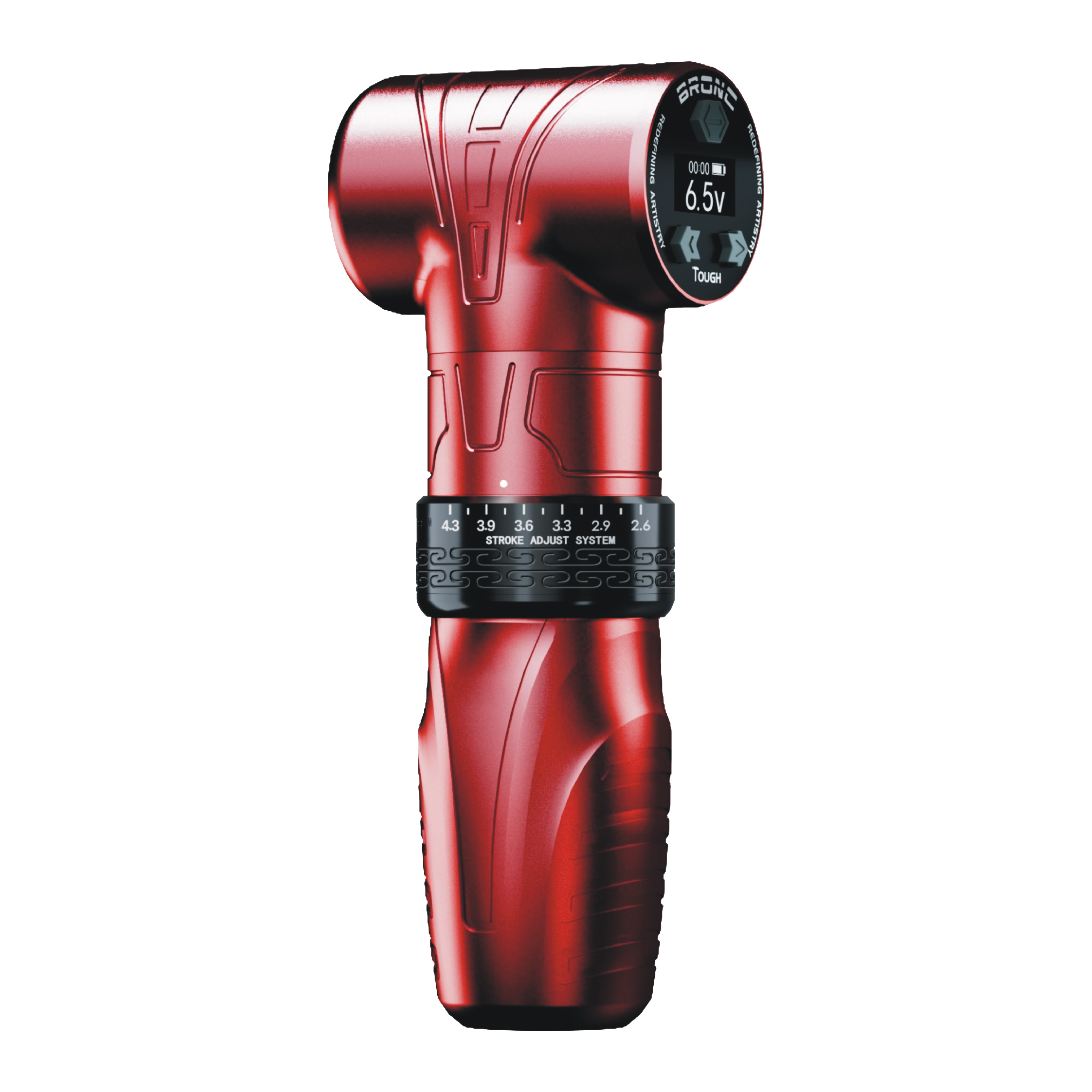 Bronc TOUGH Pen para tatuar inalámbrica con stroke ajustable v13