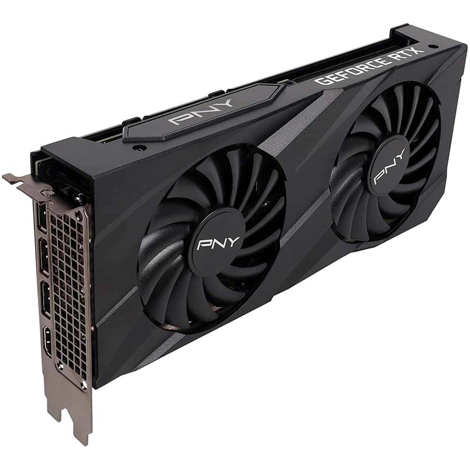 Tarjeta de Video PNY GeForce RTX 3060 TI 8GB VERTO Dual Fan LHR GDDR6 