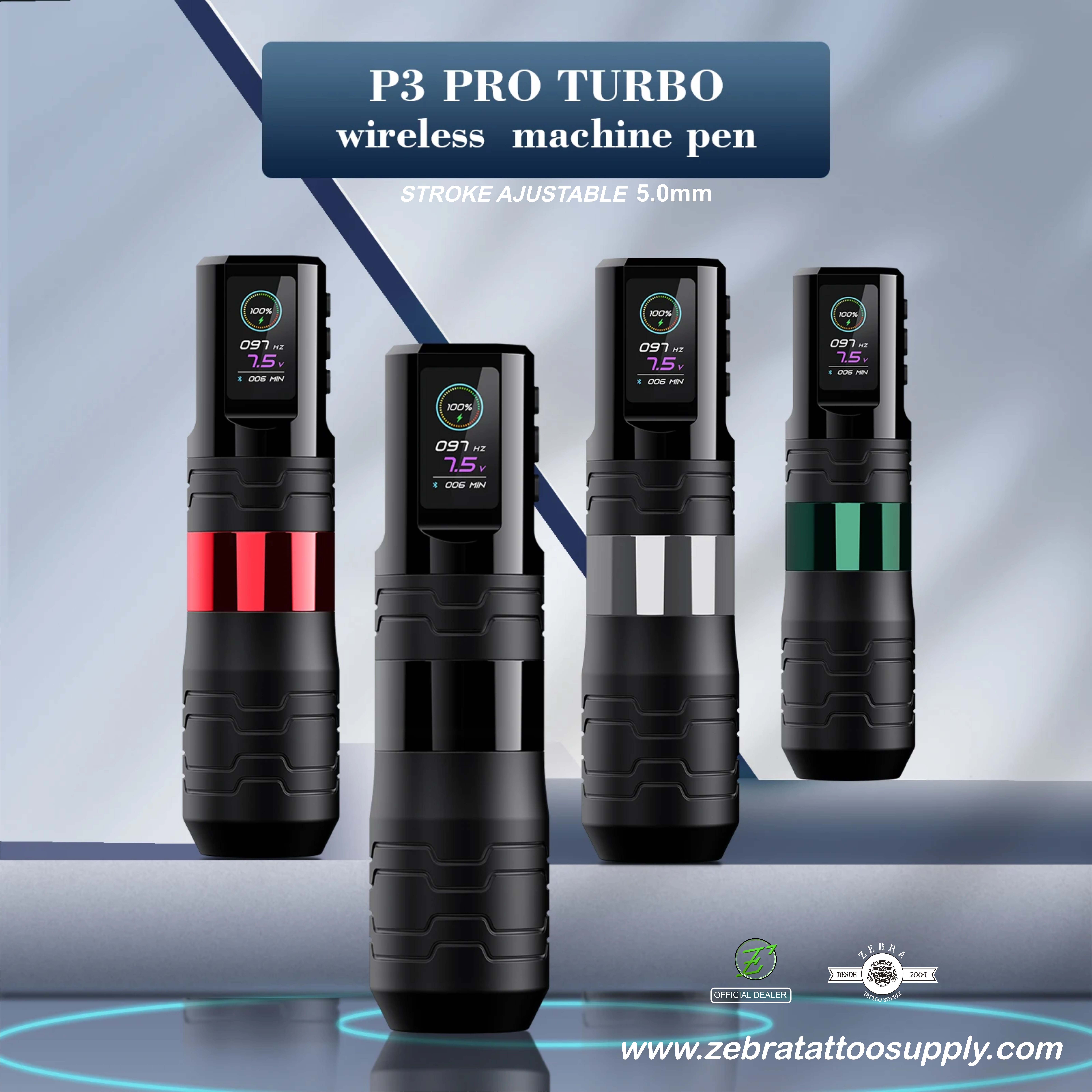 EZ P3 Pro Turbo Inalámbrica Pen para tatuar