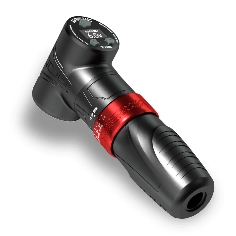 Pen rotativa para tatuajes y estrías Bronc TOUGH stroke ajustable v13