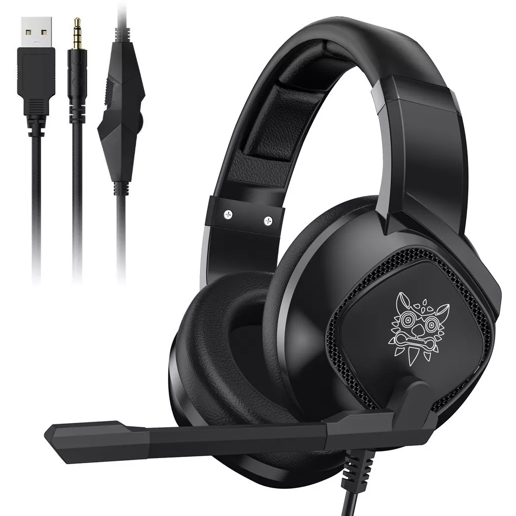 Audífonos Gamer Onikuma K19 Con micrófono Luz Rgb Led Para Xbox Ps4 Pc