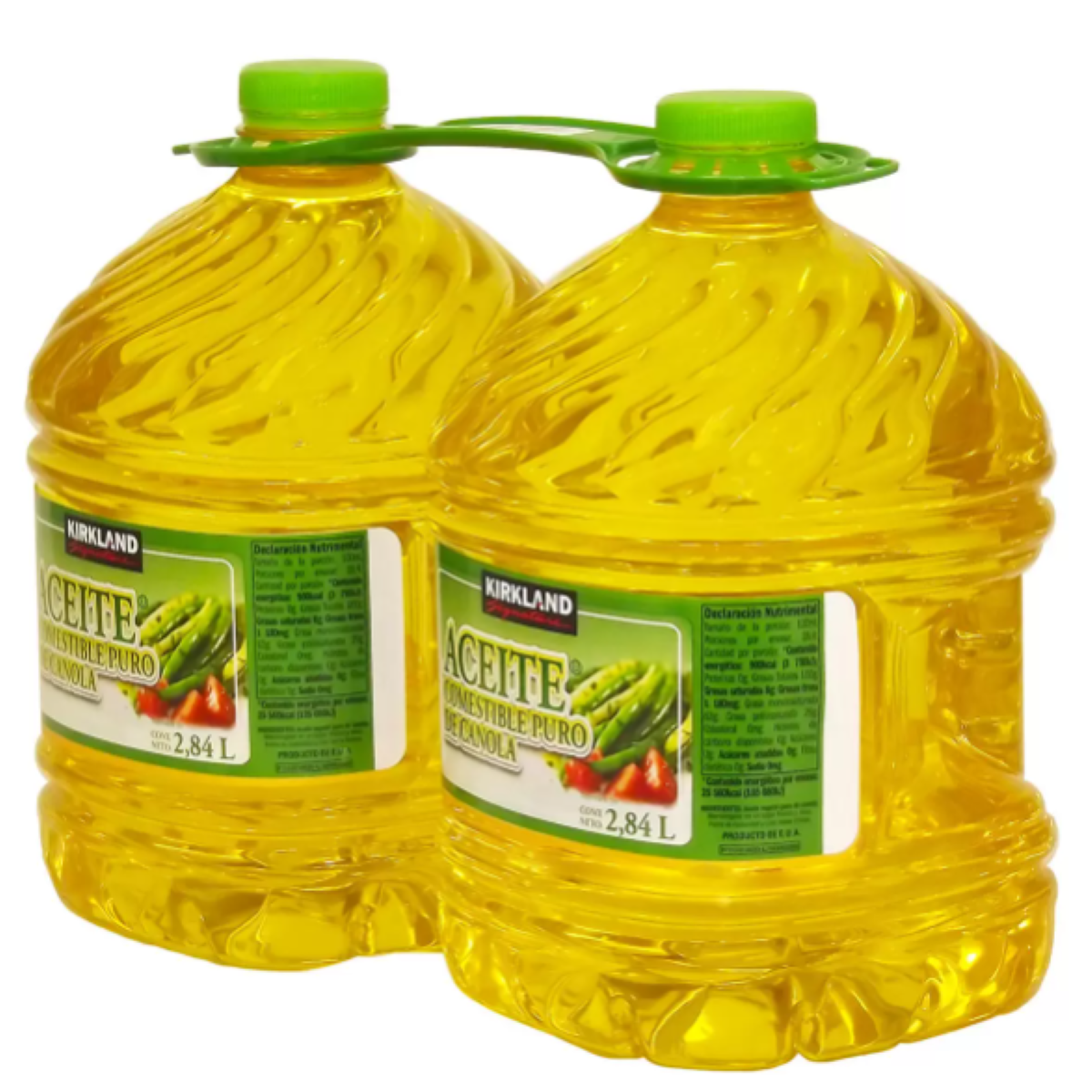 Aceite Puro de Canola Kirkland Signature 969454 2 Pzas