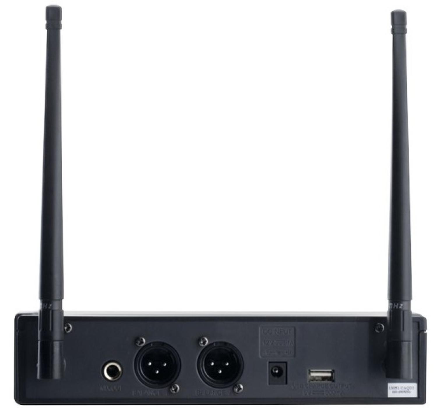 Micrófono Inalámbrico Krieg Uhf Doble Mano Mod. Kd-332