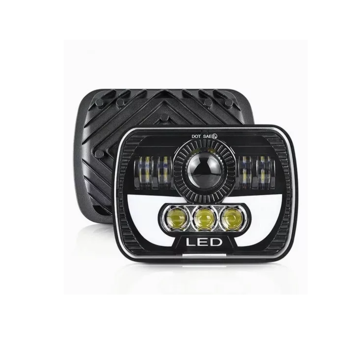 Faros Led De Luz Alta, Baja Para Camioneta Jeep