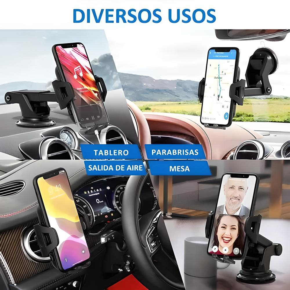 Soporte Para Teléfono Para Coche,soporte Porta Celular 3en1
